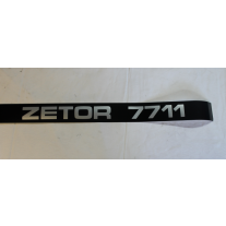 Zetor - Sticker - Right side sign -  " ZETOR 7711"                       6211-9302