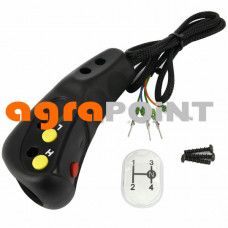 Zetor GEAR SHIFT KNOB W/THREE SWITCHES, TWO ON THE LEFT SIDE 26.350.901 Parts » Agrapoint 