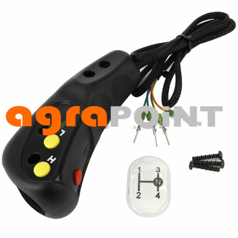 Zetor GEAR SHIFT KNOB W/THREE SWITCHES, TWO ON THE LEFT SIDE 26.350.901 Parts » Agrapoint 