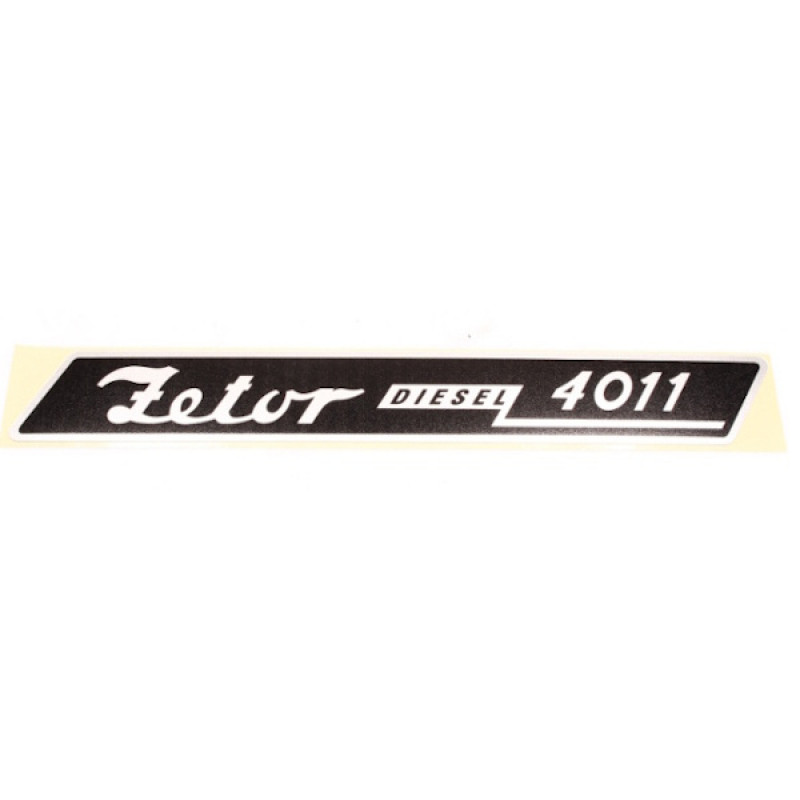 Zetor Sticker - Side lettering, double-sided - ZETOR DIESEL 4011 40115301 Parts » Agrapoint 