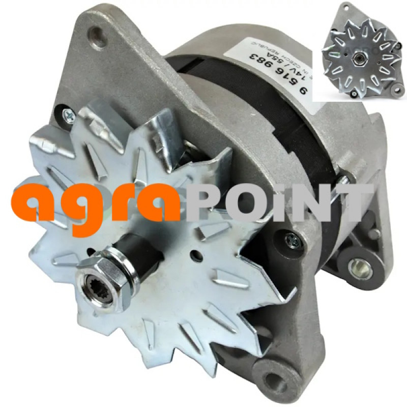Zetor Alternator 14V/55A - Electrical 53.359.985 Parts » Agrapoint 