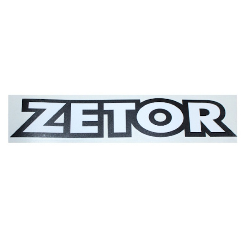 Zetor Sticker - Roof lettering - Roof inscription - " ZETOR " 54.802.025 Parts » Agrapoint 