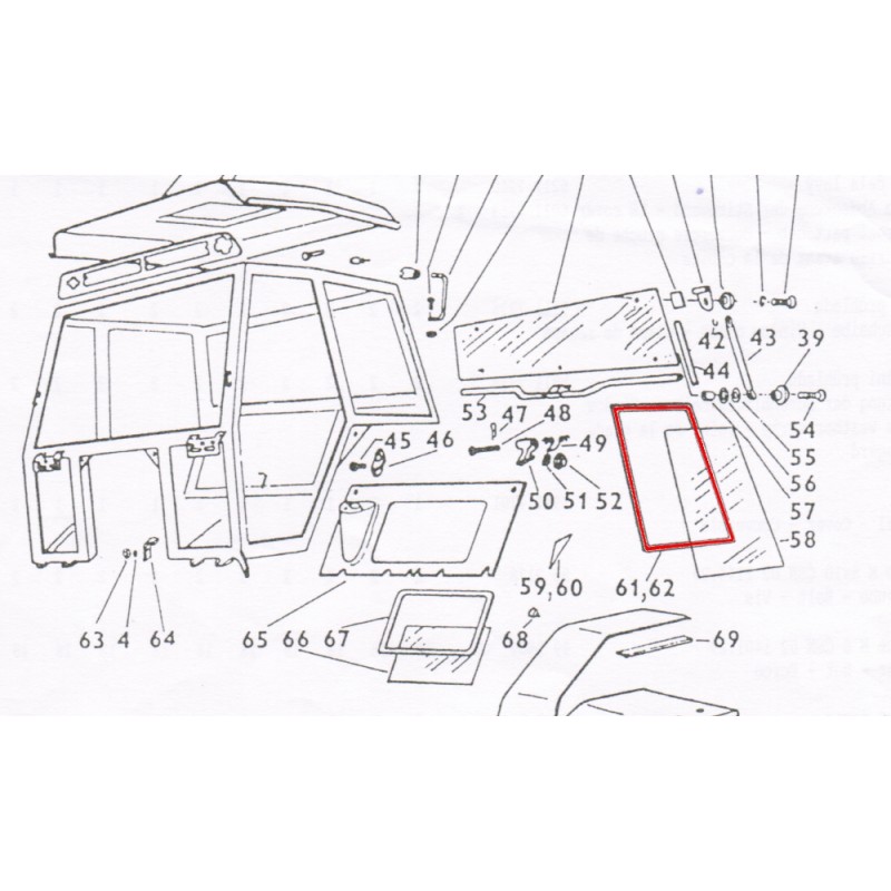 Zetor UR1 Scheibengummi 59117909 Ersatzteile » Agrapoint 