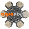 Zetor ENGINE CLUTCH PLATE, 14" (ACTUAL SIZE 13-3/4"), CERAMETALLIC LINING 19.021.507KO 19.021.507 Parts » Agrapoint 